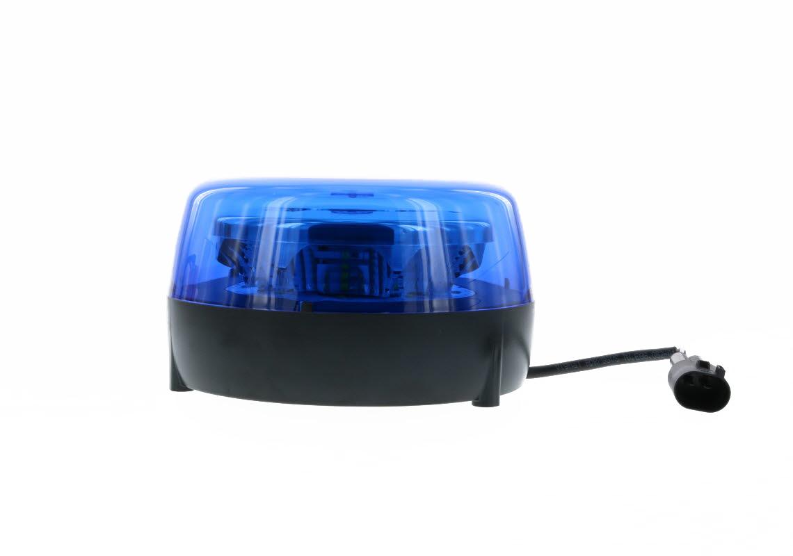 Rotating shop blue light